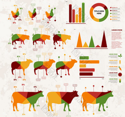 畜牧产品信息图